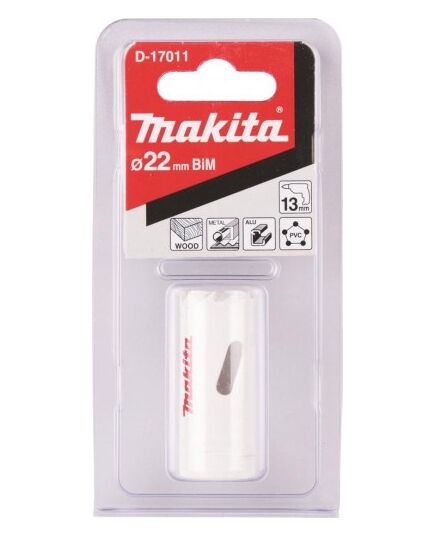 Коронка биметаллическая MAKITA BI-M 22мм (D-17011), изображение 2