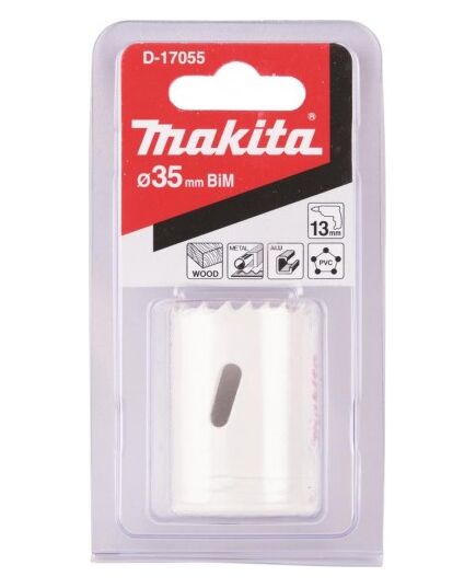 Коронка биметаллическая MAKITA BI-M 35мм (D-17055), изображение 2