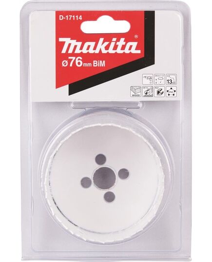 Коронка биметаллическая MAKITA BI-M 76мм (D-17114), изображение 2