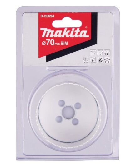 Коронка биметаллическая MAKITA BI-M 70мм (D-25694), изображение 2