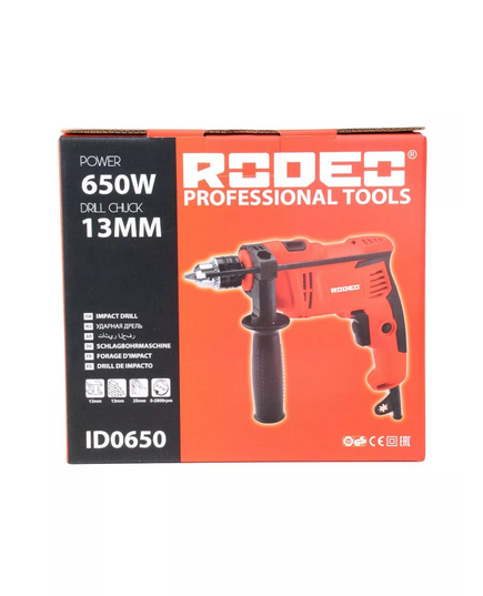 Дрель ударная RODEO ID0650, 650Вт, изображение 4