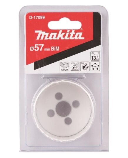 Коронка биметаллическая MAKITA BI-M 57мм (D-17099), изображение 2