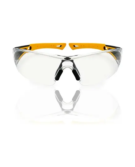Очки защитные ACCURATE открытые, поликарбонат, монолит, не запотевающие, изображение 2