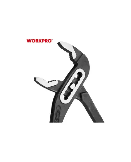 Клещи переставные WORKPRO сантехнические 300мм CR-V, изображение 3