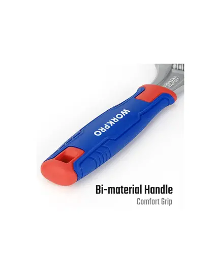 Ключ разводной WORKPRO сантехнический 200мм 2 в 1, изображение 3