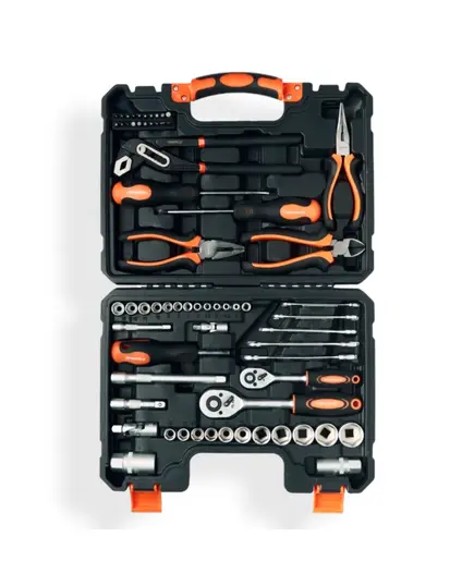 Набор инструмента MAXPILER MXT-65-SET (65 предметов, 3/8" и 1/4", CrV), изображение 2 от магазина Планета Инструмент Набор инструмента MAXPILER MXT-65-SET (65 предметов, 3/8" и 1/4", CrV), изображение 2