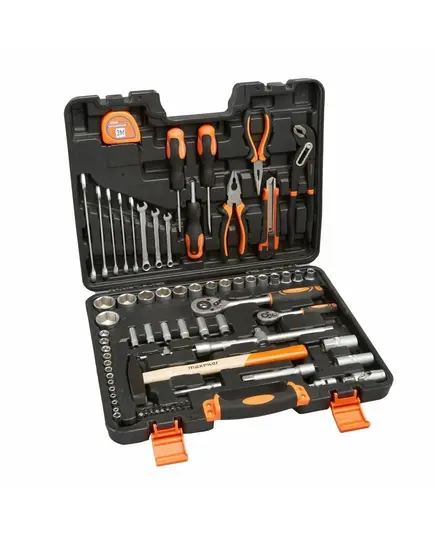 Набор инструмента MAXPILER MXT-83-SET (83 предмета, 1/2" и 1/4", CrV), изображение 2