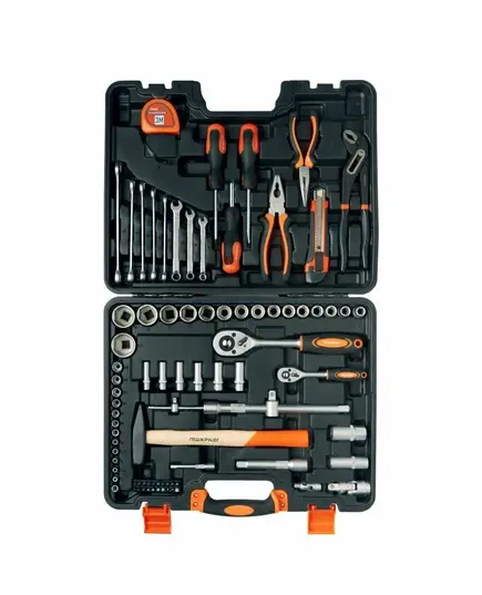 Набор инструмента MAXPILER MXT-83-SET (83 предмета, 1/2" и 1/4", CrV), изображение 3