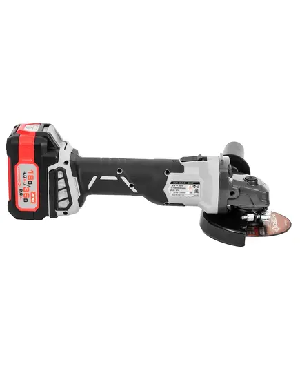Аккумуляторная угловая шлифмашина ИНТЕРСКОЛ УШМ-125/36В, бесщеточн., Li-ion АПИ, кейс, 2х2,0Ач, ЗУ, изображение 3