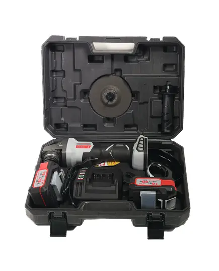 Аккумуляторная угловая шлифмашина ИНТЕРСКОЛ УШМ-125/36В, бесщеточн., Li-ion АПИ, кейс, 2х2,0Ач, ЗУ, изображение 6