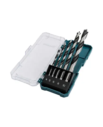 Набор сверл по дереву MAKITA 5 шт. (4,5,6,8,10 мм) (D-72861), изображение 3