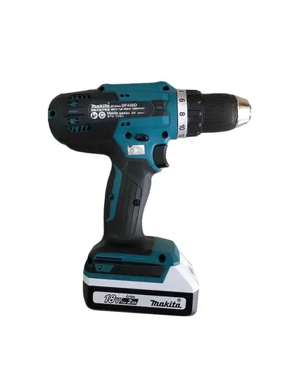 Аккумуляторная дрель-шуруповёрт MAKITA DF488D002, G-серия 18В, 2х1,5 Ач, ЗУ, изображение 2