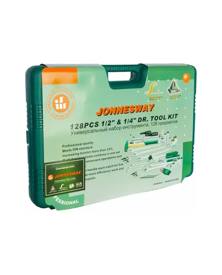 Набор инструмента JONNESWAY 128 предметов. (S04H524128S), изображение 4