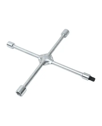 Ключ THORVIK баллонный крестообразный усиленный 17, 19, 21, 22мм с переходником 1/2"DR, 400мм (CRTW40AD), изображение 2