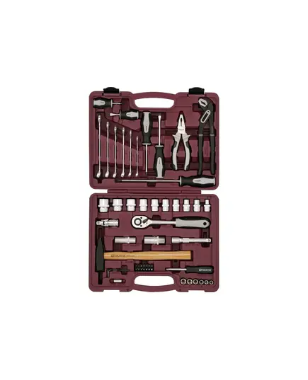 Набор инструмента THORVIK UTS0056, 1/4", 1/2 DR 56 предметов, изображение 2