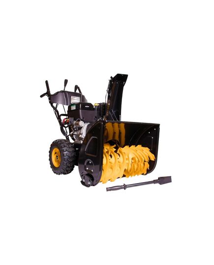 Снегоуборочник CHAMPION ST 761BS, 6.5лс S950, 61см, 6F/2R колеса, 3л, 78.5кг, эл.стартер, фара, обогрев рук