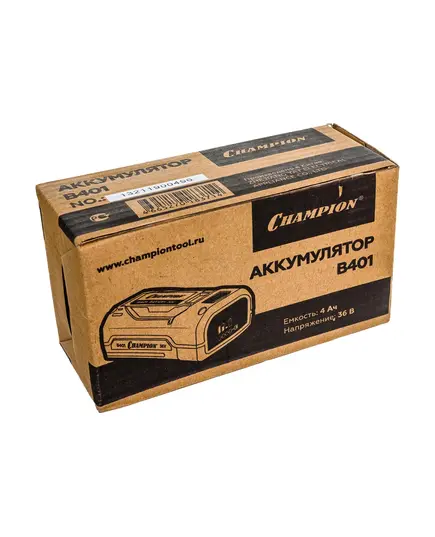 Аккумулятор CHAMPION B401, 36В, 4,0Ач, Li-ion, изображение 4