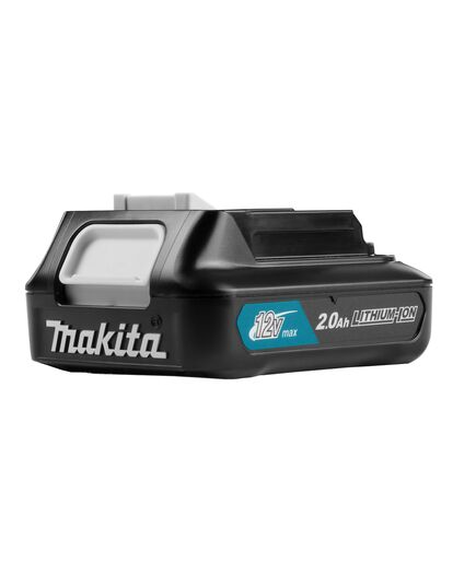Аккумулятор MAKITA BL1021B (слайдер) 12.0V 2.0Ah Li-Ion, кор, инд зар., (197396-9), изображение 6