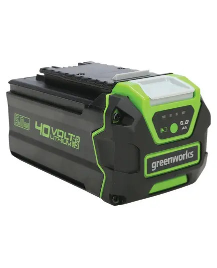 Аккумулятор GREENWORKS G40B5 40В 5Ач Li-ion время зарядки от 50 до 150мин (2927207gw), изображение 3 от магазина Планета Инструмент Аккумулятор GREENWORKS G40B5 40В 5Ач Li-ion время зарядки от 50 до 150мин (2927207gw), изображение 3