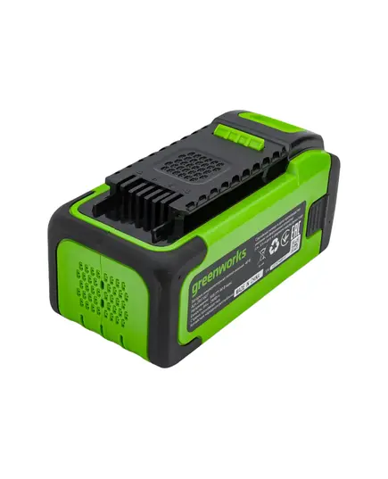 Аккумулятор GREENWORKS G40B8, 40В 8Ач Li-ion время зарядки от 120 до 240мин (2951607), изображение 3 от магазина Планета Инструмент Аккумулятор GREENWORKS G40B8, 40В 8Ач Li-ion время зарядки от 120 до 240мин (2951607), изображение 3
