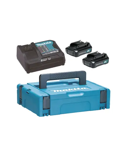 Набор MAKITA PSK MKP1SY122 (BL1016x2шт., DC10SB, кейс MAKPAC тип 1) (197652-7), изображение 2