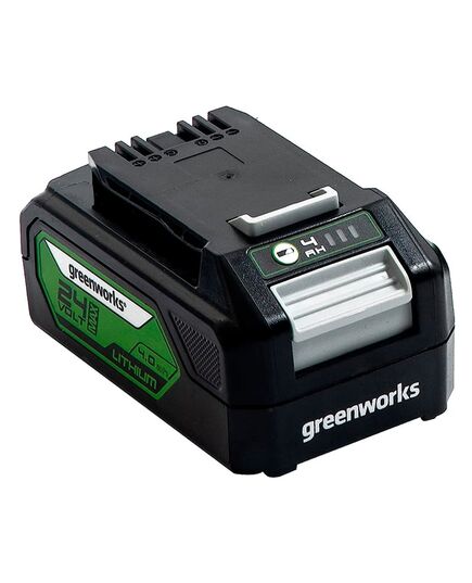 Аккумулятор GREENWORKS G24B4II, 24В 4Ач Li-ion повышенной мощности, время зарядки 60мин (до -20°С)(2902807gw), изображение 3 от магазина Планета Инструмент Аккумулятор GREENWORKS G24B4II, 24В 4Ач Li-ion повышенной мощности, время зарядки 60мин (до -20°С)(2902807gw), изображение 3