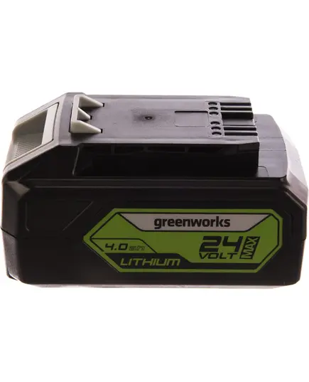 Аккумулятор GREENWORKS G24B4, 24В 4Ач Li-ion время зарядки 60мин (до -20°С) (2926807gw), изображение 3 от магазина Планета Инструмент Аккумулятор GREENWORKS G24B4, 24В 4Ач Li-ion время зарядки 60мин (до -20°С) (2926807gw), изображение 3