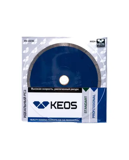 Диск алмазный KEOS 200_25.4/22.23_1.6/7 PRO спл. по керамограниту, плитке, граниту, керамике DBP01.200, изображение 3