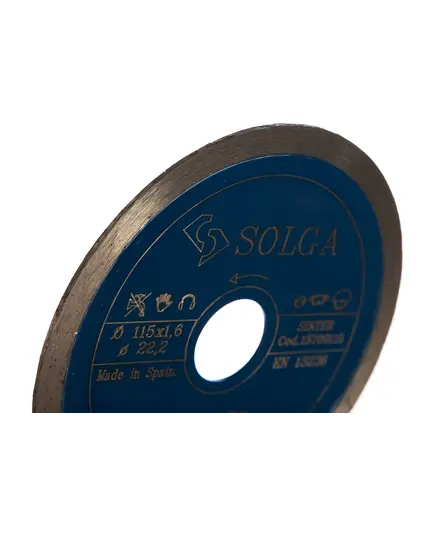 Диск алмазный SOLGA DIAMANT 115_22.23 Ceramics Marble сплошной керамика, мрамор (15700115), изображение 2