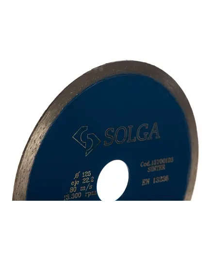 Диск алмазный SOLGA DIAMANT 125_22.23 Ceramics Marble сплошной керамика, мрамор (15700125), изображение 2 от магазина Планета Инструмент Диск алмазный SOLGA DIAMANT 125_22.23 Ceramics Marble сплошной керамика, мрамор (15700125), изображение 2