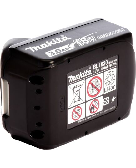 Аккумулятор MAKITA тип BL1830, 18В, 3Ач Li-ion, коробка, с индикатором, изображение 2 от магазина Планета Инструмент Аккумулятор MAKITA тип BL1830, 18В, 3Ач Li-ion, коробка, с индикатором, изображение 2