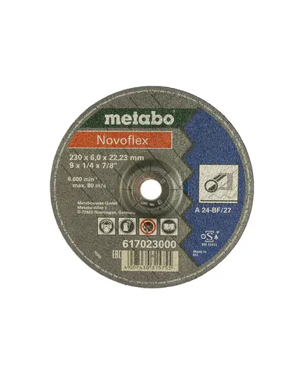 Диск зачистной METABO 230_22_6 прямой А30 сталь (617023000)