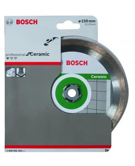 Диск алмазный BOSCH 150_22.23_1.9 Ceramic (2608602203) FPE ECO 150, изображение 4