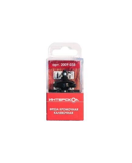 Фреза ИНТЕРСКОЛ кромочная калевочная 31.8х14.3х4.8х9.5мм хв 8мм (2009 038), изображение 2