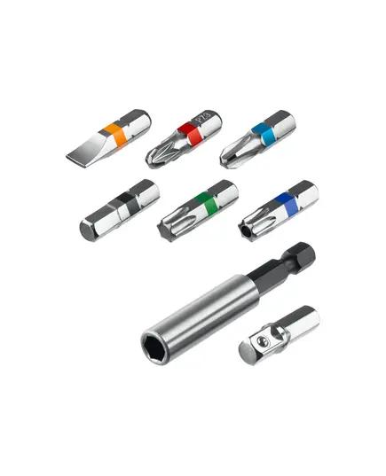 Набор бит KRAFTOOL C-Drive-32, 30 бит 25мм, PH, PZ, HEX, TORX, магнитный адаптер, переходник HEX 1/4" пл. бокс, (26067-H32), изображение 3 от магазина Планета Инструмент Набор бит KRAFTOOL C-Drive-32, 30 бит 25мм, PH, PZ, HEX, TORX, магнитный адаптер, переходник HEX 1/4" пл. бокс, (26067-H32), изображение 3
