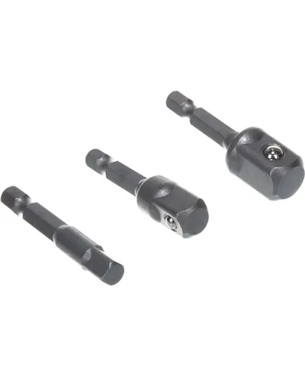 Набор адаптеров для торцевых головок ЗУБР Профессионал, 3 пред, 1/4", 3/8", 1/2" (26756-H3), изображение 2