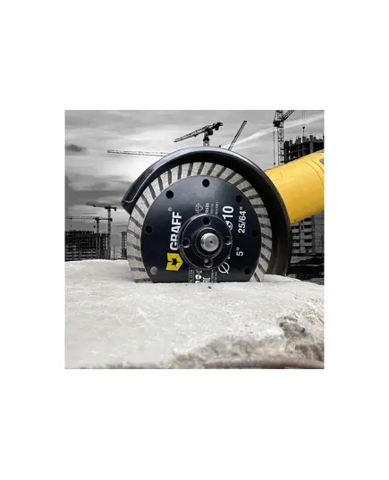 Диск алмазный GRAFF 230х10х2.8х22.23мм по бетону и камню турбо, изображение 4