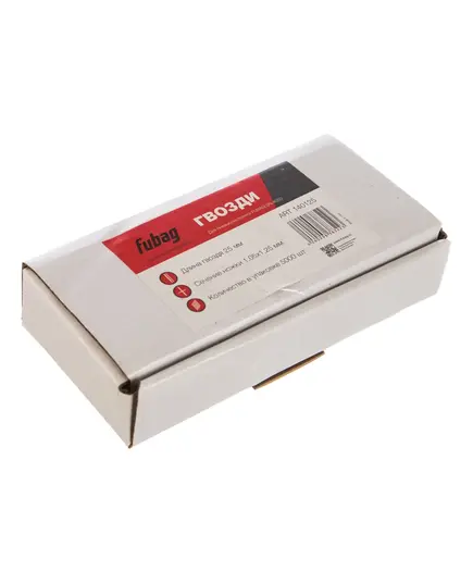 Гвозди FUBAG для F30/F50/SN4050 1.05х1.25 25мм 5000шт (140125), изображение 2
