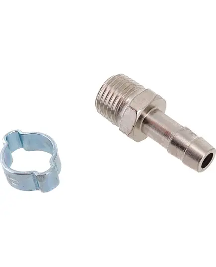 Переходник FUBAG 1/4"M на елочку 8мм с обжим.кольцом 8х13мм (180261), изображение 2