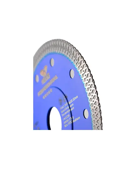 Диск алмазный KEOS 125_22.23_1.2/8 PRO спл. DBP04.125 по керамограниту, плитке, граниту, керамике, камню, изображение 2