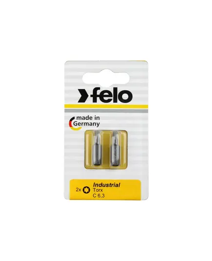 Бита FELO Torx 25х25 Industrial 2шт. блистер (02625036)