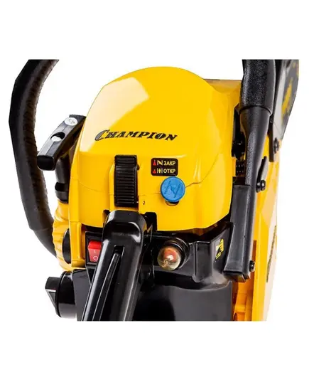 Бензопила CHAMPION 241-16 Акция (Цепь Ch 3/8"-1.3мм-56зв. + Свеча IGP L7T + Смазка для пильной цепи Ch 1л + Присадка к топливу Ch 0.1л), 1.8кВт 16" 1., изображение 7