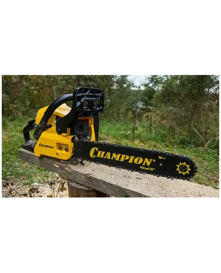 Бензопила CHAMPION 241-16 Акция (Цепь Ch 3/8"-1.3мм-56зв. + Свеча IGP L7T + Смазка для пильной цепи Ch 1л + Присадка к топливу Ch 0.1л), 1.8кВт 16" 1., изображение 9