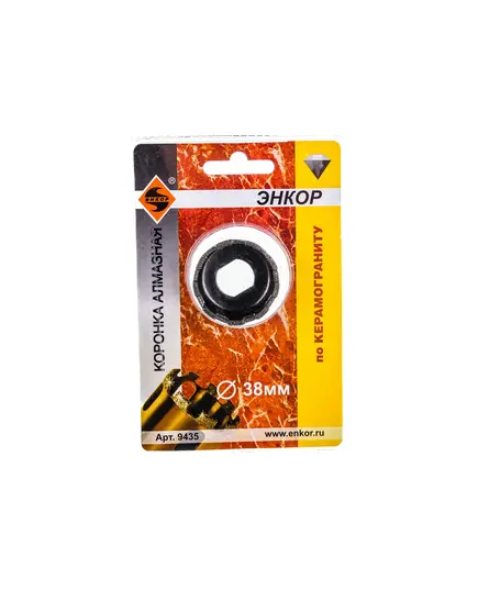 Коронка алмазная ЭНКОР по керамограниту d=38мм (9435э), изображение 3