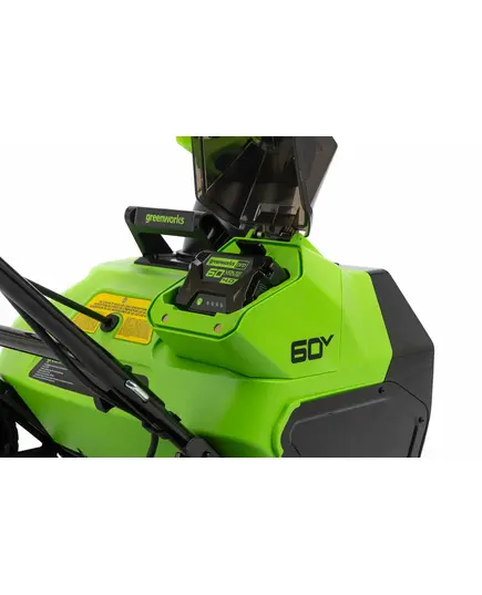 Аккумуляторный снегоуборщик GREENWORKS GW GD60PST, 60В б/щ 51 см (без АКБ и ЗУ), изображение 4