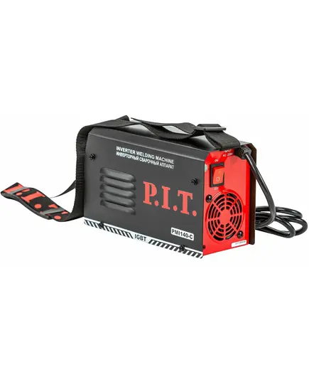 Инвертор P.I.T. PMI140-C1, (4.0кВт, 140А, ПВ-60, ММА 1.6-3.2мм, 190-250В, ремень), изображение 3