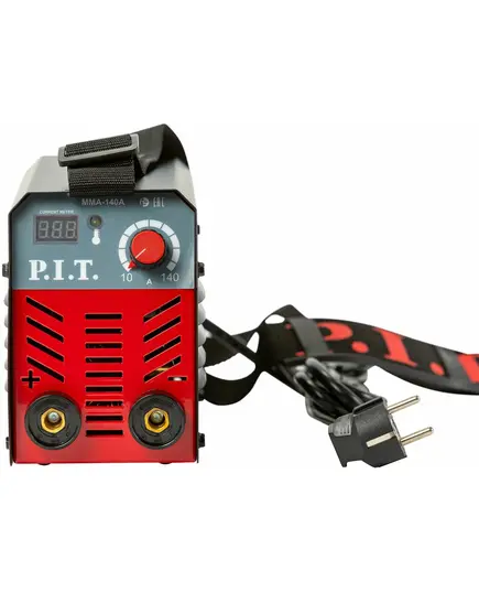 Инвертор P.I.T. PMI140-C1, (4.0кВт, 140А, ПВ-60, ММА 1.6-3.2мм, 190-250В, ремень), изображение 2