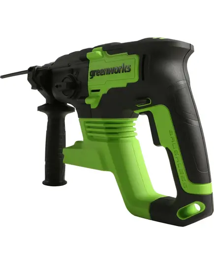 Аккумуляторный перфоратор SDS+ GREENWORKS GD24SDS2, 2ДЖ, 24V бесщеточный, в компл. с АКБ 4АЧ и ЗУ, изображение 2