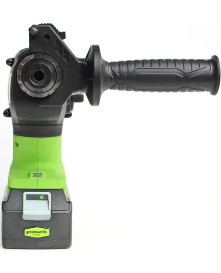 Аккумуляторный перфоратор SDS+ GREENWORKS GD24SDS2, 2ДЖ, 24V бесщеточный, в компл. с АКБ 4АЧ и ЗУ, изображение 5