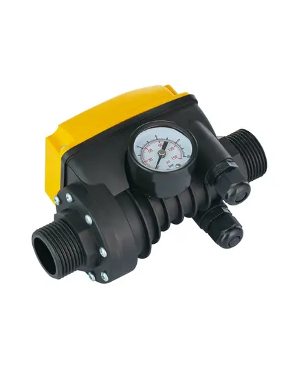 Блок автоматики UNIPUMP ТУРБИПРЕСС М, до 1,5 кВт, упр. по потоку и мин. давл.(настраиваемое Рмин), защита по сух.ходу и пред. дав, изображение 5 от магазина Планета Инструмент Блок автоматики UNIPUMP ТУРБИПРЕСС М, до 1,5 кВт, упр. по потоку и мин. давл.(настраиваемое Рмин), защита по сух.ходу и пред. дав, изображение 5